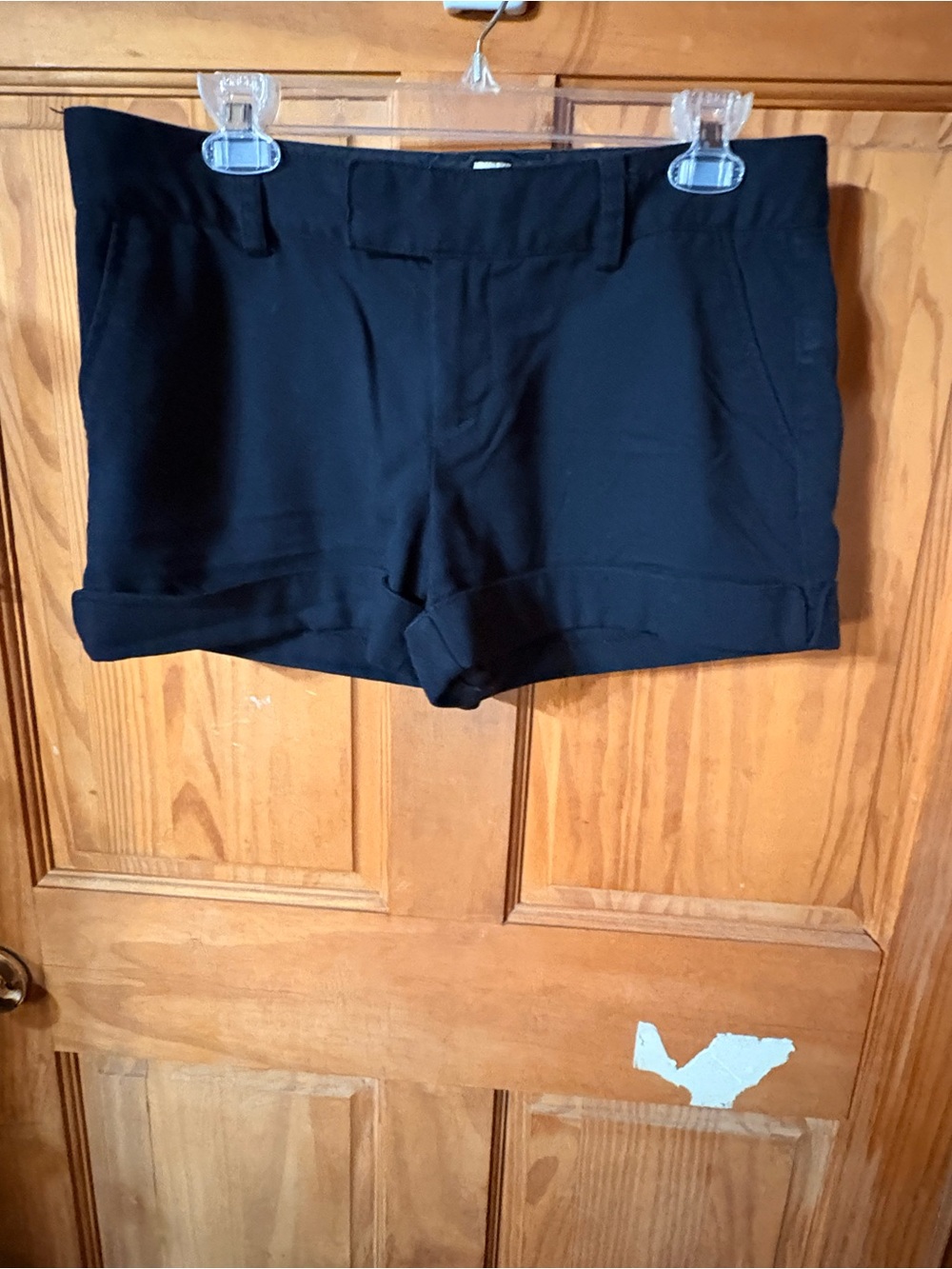 Old Navy Black High-Waist Cuffed Dress Shorts